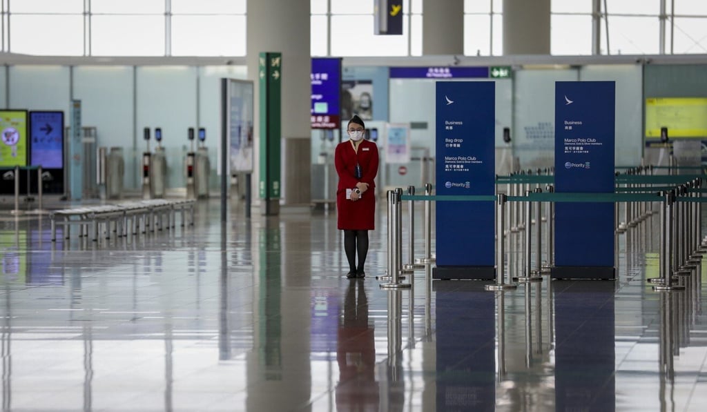 A near-total collapse in travel demand during the coronavirus pandemic has hammered Cathay Pacific and the rest of the world’s airlines. Photo: Winson Wong