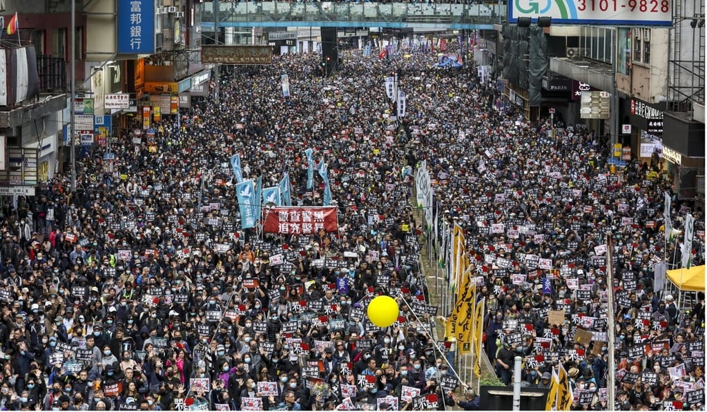 Anti-government protests rocked Hong Kong after breaking out last June. Photo: Nora Tam