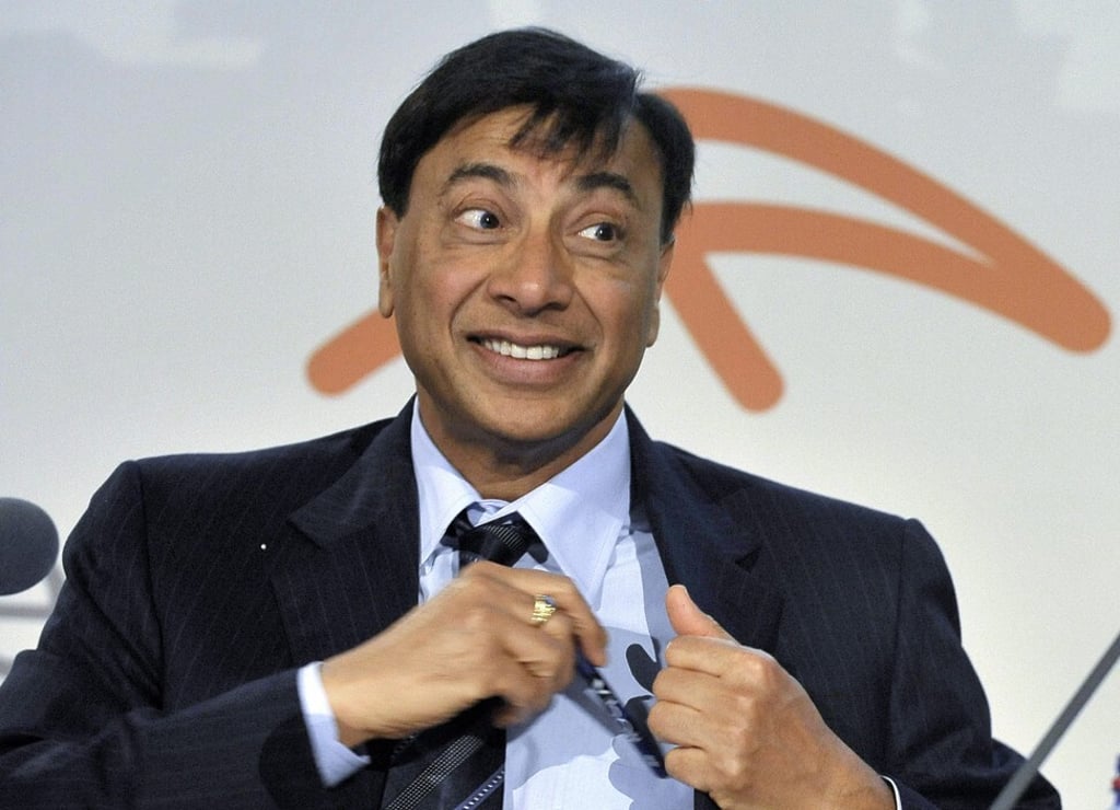Indian Lakshmi Mittal, chairman of the board of directors and chief executive officer of the world's largest steel company, ArcelorMittal. Photo: EPA