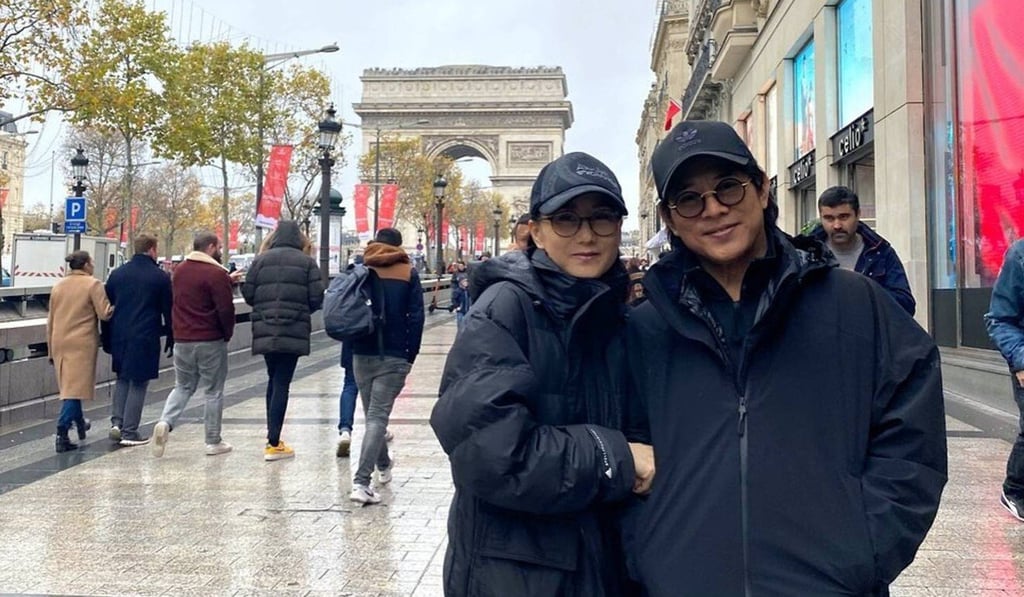 Jet Li and wife Nina in Paris. Photo: Jet Li/Instagram Jet Li and wife Nina in Paris. Photo: Jet Li/Instagram