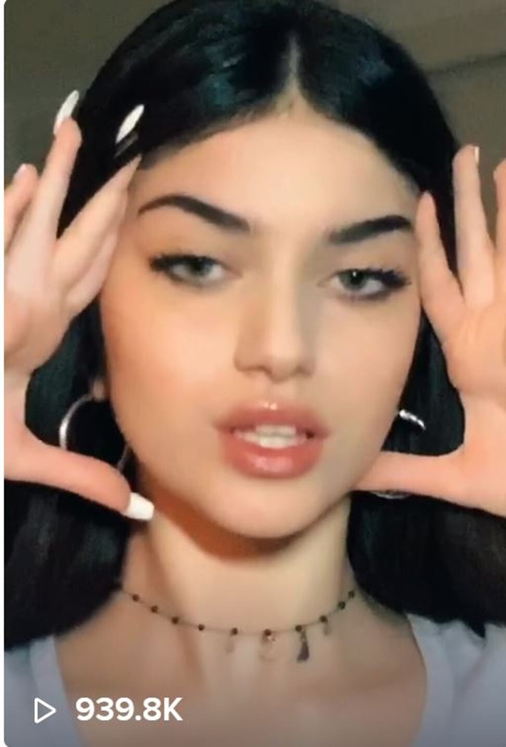 TikTok star Melody Nafari’s video showing how she took on the fox eye challenge has gained more than 1 million views.