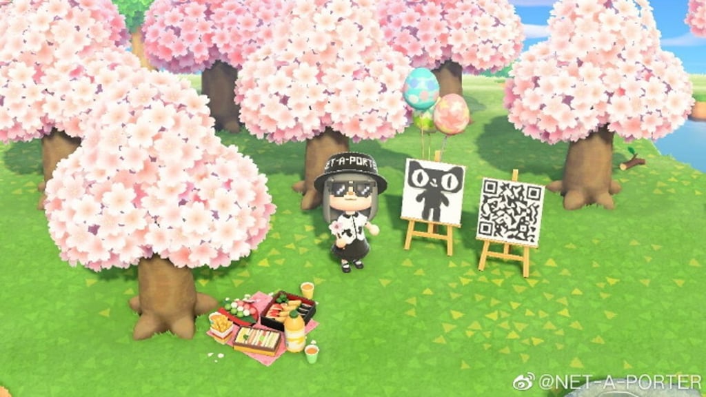 Net-a-Porter in Animal Crossing. Photo: handout Net-a-Porter in Animal Crossing. Photo: handout