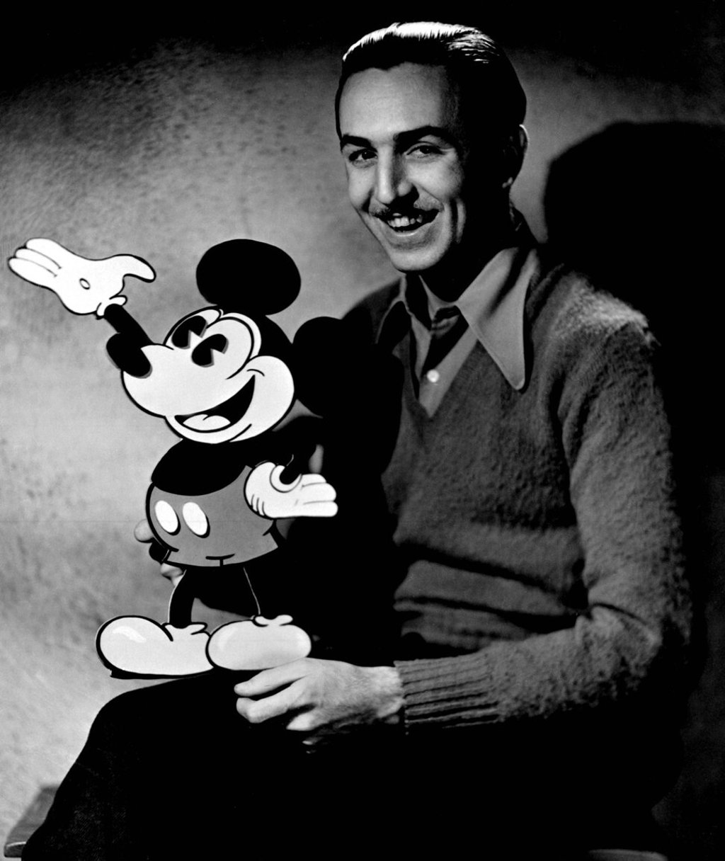 Walt Disney is pictured with his famous character Mickey Mouse. Photo: Reuters/Walt Disney Company