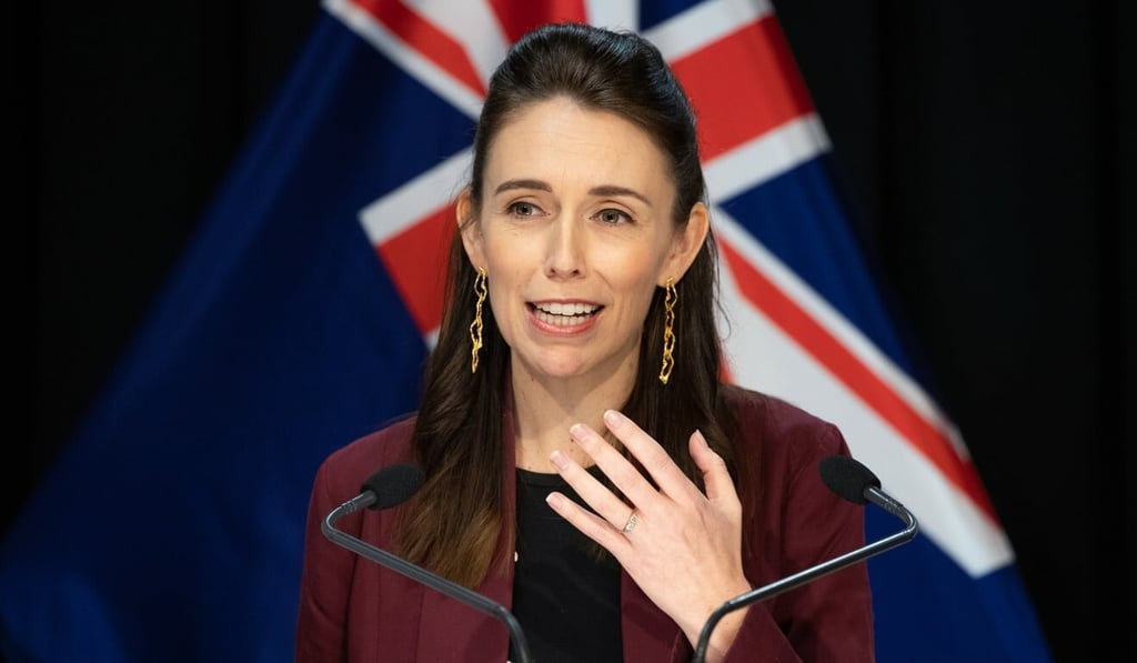 New Zealand's Prime Minister Jacinda Ardern briefs the media about the country’s Covid-19 response. Photo: AFP New Zealand's Prime Minister Jacinda Ardern briefs the media about the country’s Covid-19 response. Photo: AFP