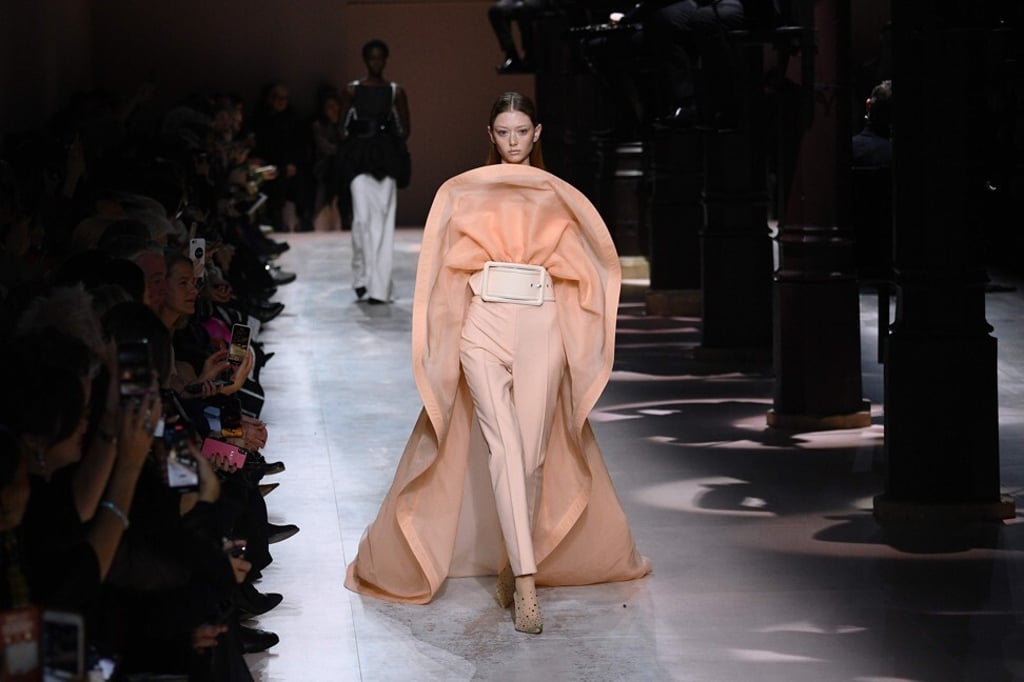 Givenchy’s spring/summer haute couture collection, unveiled in January 2020. Photo: AFP