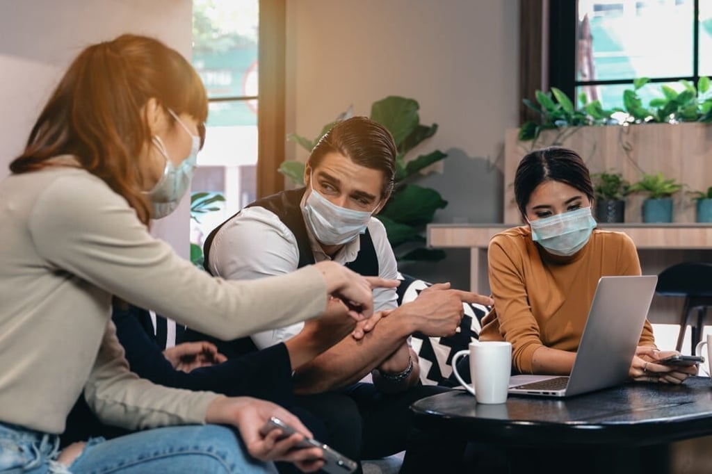 The greater use of teleconferencing is likely to continue after the pandemic, with the growing trend of companies moving towards the use of flexible workspaces. Photo: Shutterstock The greater use of teleconferencing is likely to continue after the pandemic, with the growing trend of companies moving towards the use of flexible workspaces. Photo: Shutterstock