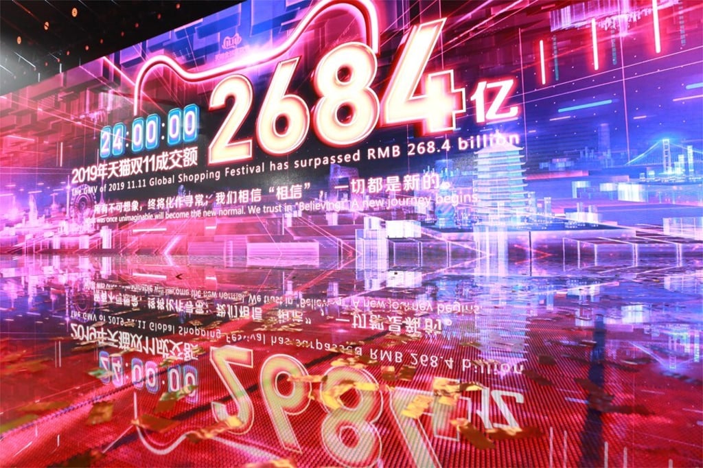 Alibaba Singles' Day global shopping festival in November 2019 was seen as Chinese luxury e-commerce’s coming out party. Photo: Reuters