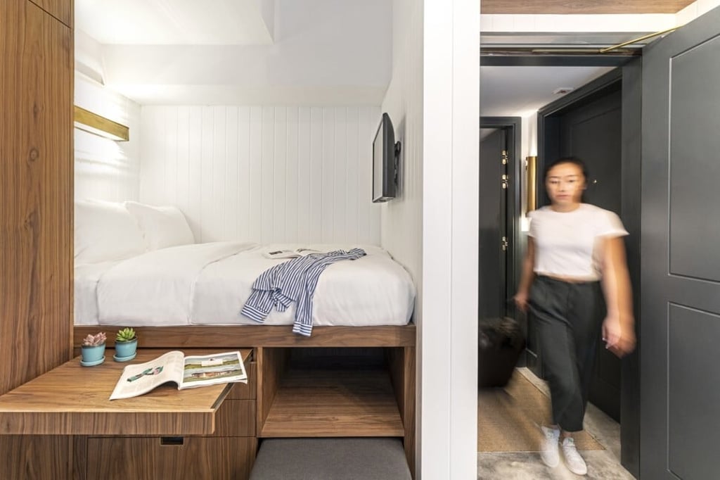 A studio apartment at The Nate.