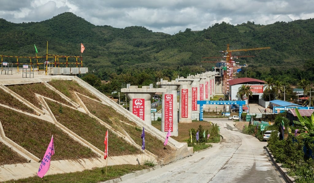 The Luang Prabang railway bridge, a section of the China-Laos Railway. Photo: Bloomberg