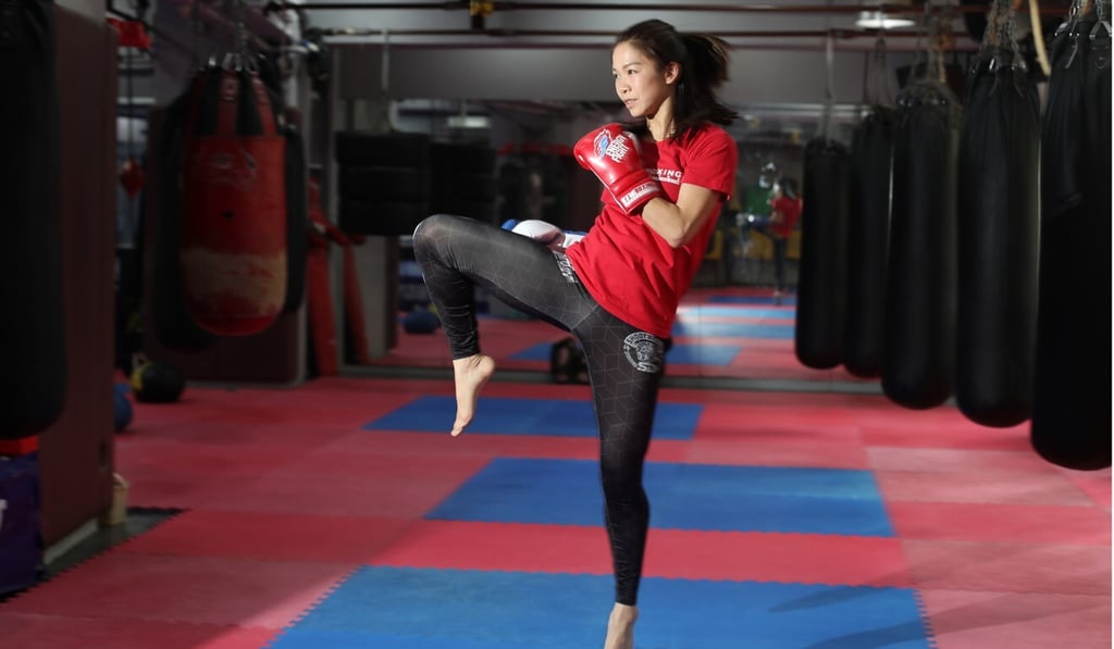 Nana Tsang won a wushu world championship silver medal for Hong Kong. Photo: Chen Xiaomei