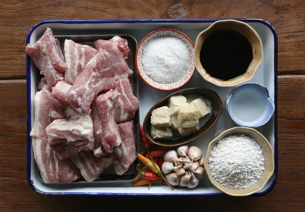 The ingredients for the dish. Photo: SCMP / Jonathan Wong