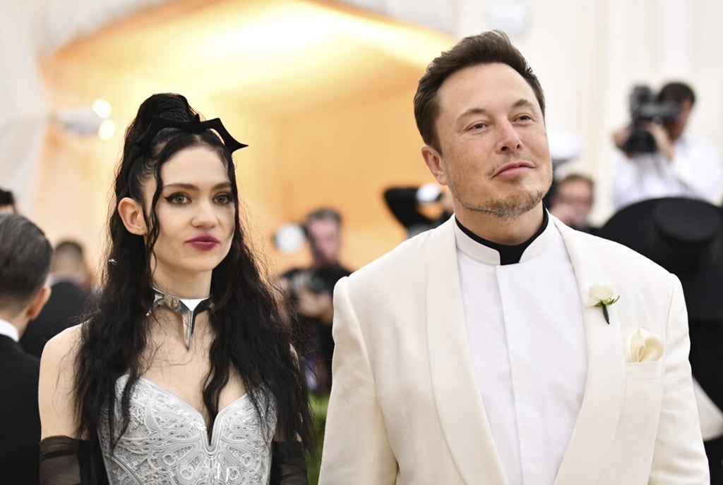 Musk started dating the Canadian singer in 2018. Photo: AP