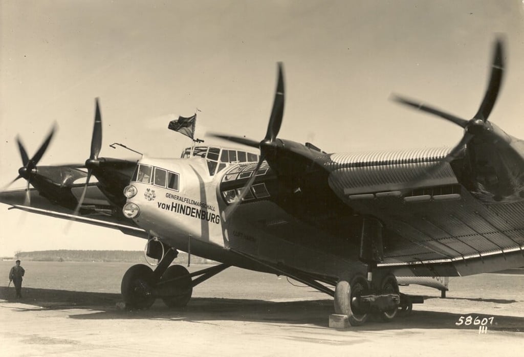 A Junkers G.38 in the 1930s. Photo: Handout A Junkers G.38 in the 1930s. Photo: Handout