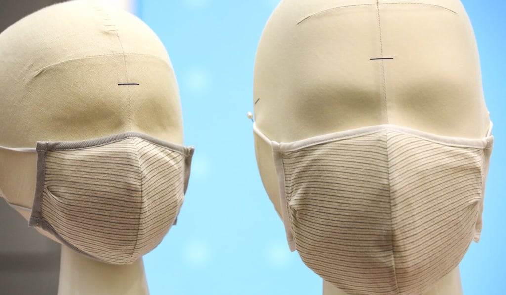 The mask is being manufactured by Crystal International Group in Vietnam. Photo: May Tse