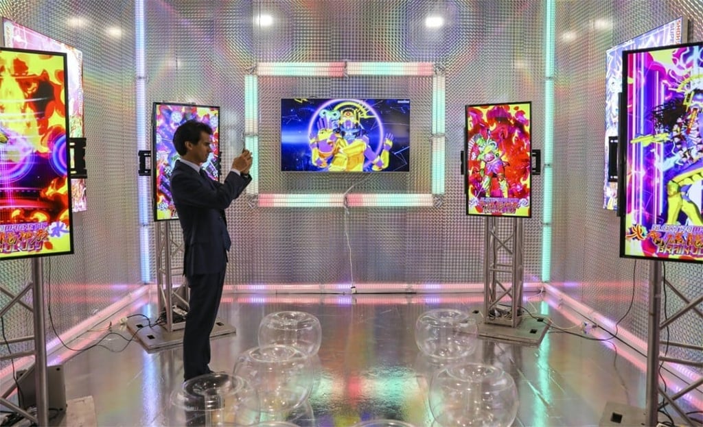 Cyber Altar (2019) by Lu Yang at Art Basel Hong Kong 2019. Photo: K.Y. Cheng