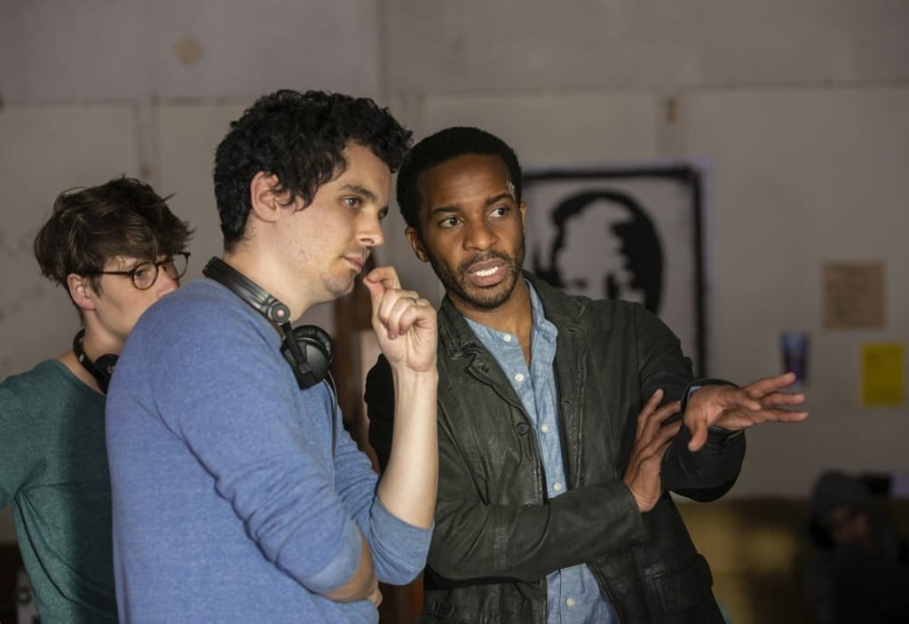 Damien Chazelle (left) and André Holland on the set of The Eddy. Photo: AP Damien Chazelle (left) and André Holland on the set of The Eddy. Photo: AP
