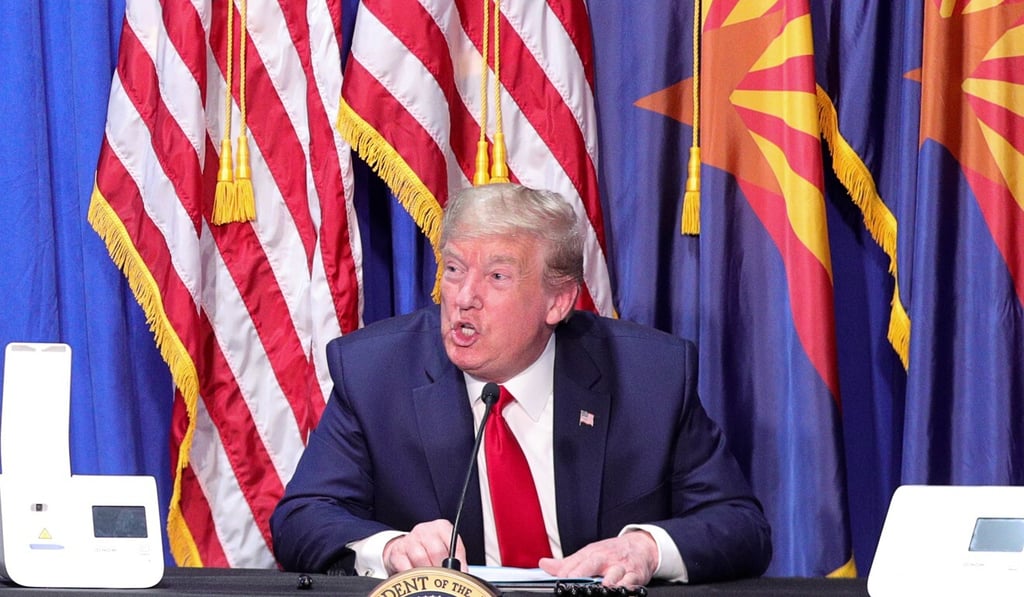 US President Donald Trump has refused to wear a mask. Photo: Reuters US President Donald Trump has refused to wear a mask. Photo: Reuters