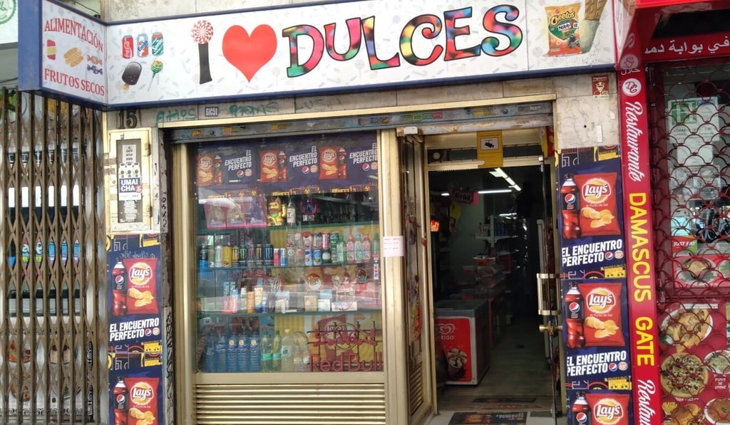 I Love Dulces, the shop in Madrid where Guangzhou native Grace Hexiaoya works. Photo: Richard Pretorius I Love Dulces, the shop in Madrid where Guangzhou native Grace Hexiaoya works. Photo: Richard Pretorius