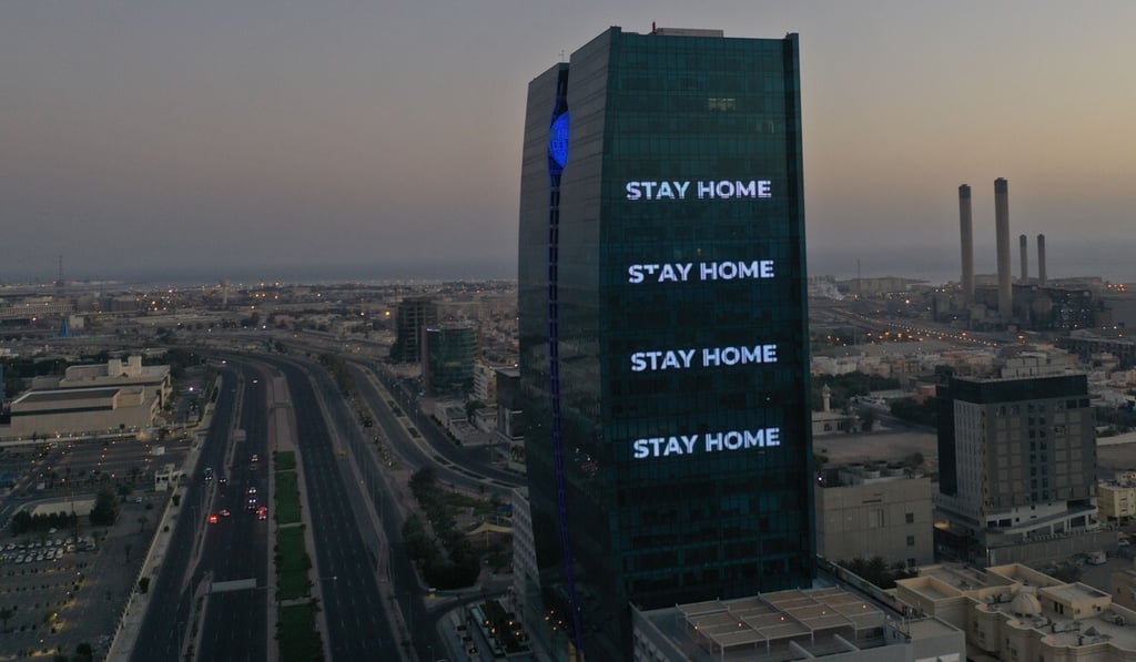Deserted streets in the Saudi coastal city of Jeddah. Photo: AFP