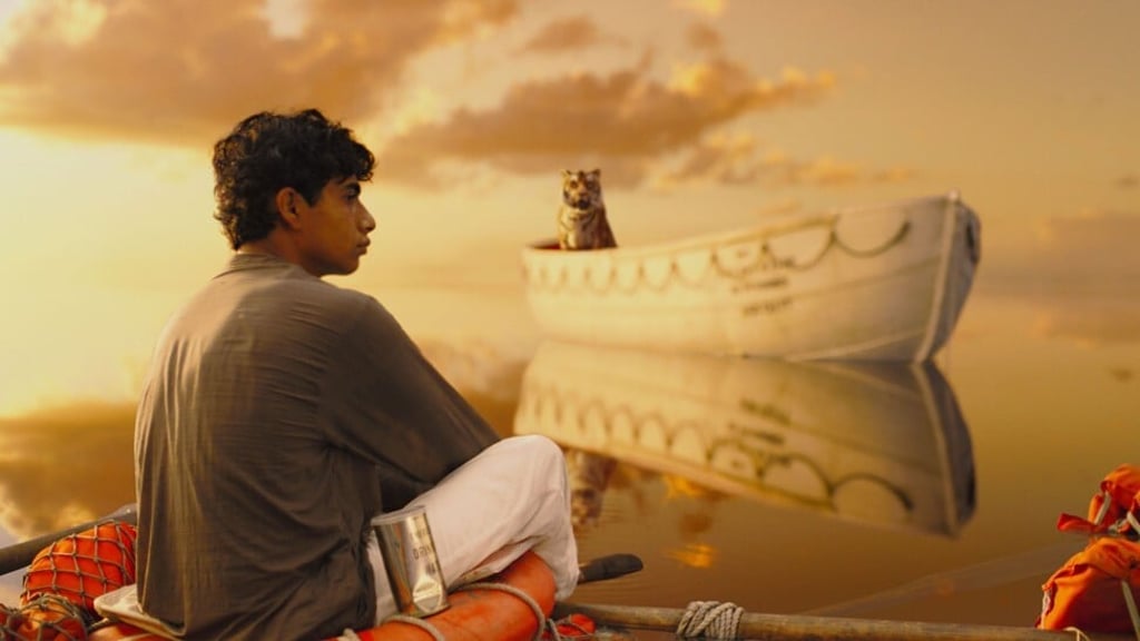 Suraj Sharma as Pi Patel in a scene from Life of Pi.