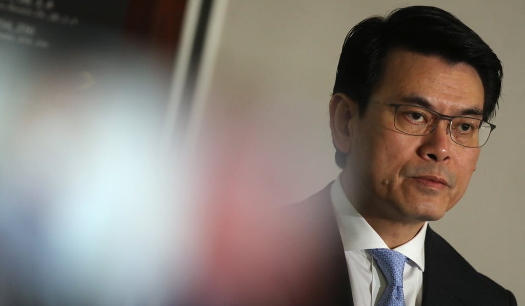 Secretary for Commerce and Economic Development Edward Yau said plans had changed because of the coronavirus pandemic. Photo: K.Y. Cheng