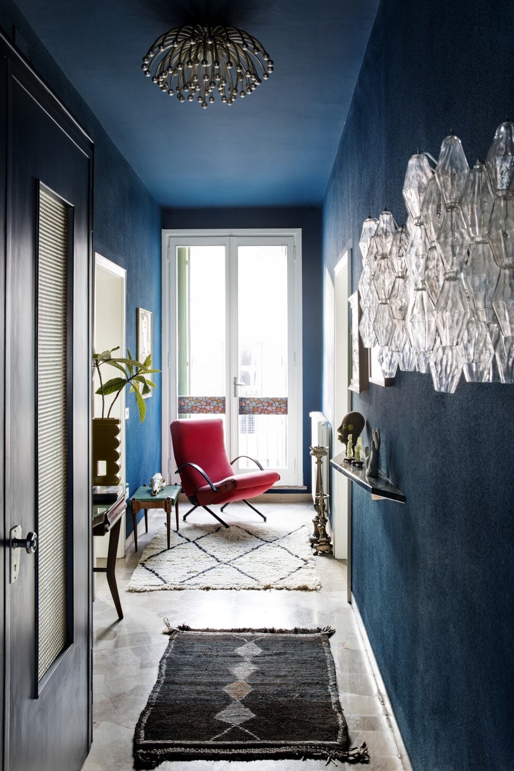 ‘I like to look for furniture which is not available through the usual channels so that means either designing it myself, going to dealers or antique stores, or even local flea markets,’ Totti says.