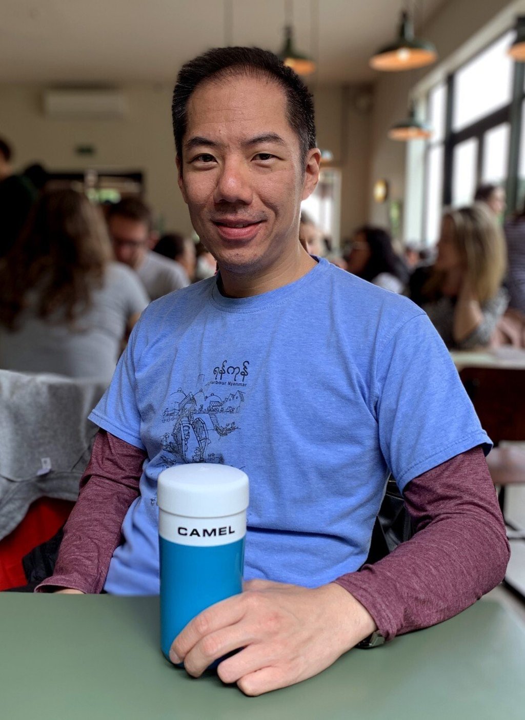 Raymond Leung, the grandson of Camel founder Leung Tsoo-hing, with a Cuppa28. Photo: Handout Raymond Leung, the grandson of Camel founder Leung Tsoo-hing, with a Cuppa28. Photo: Handout