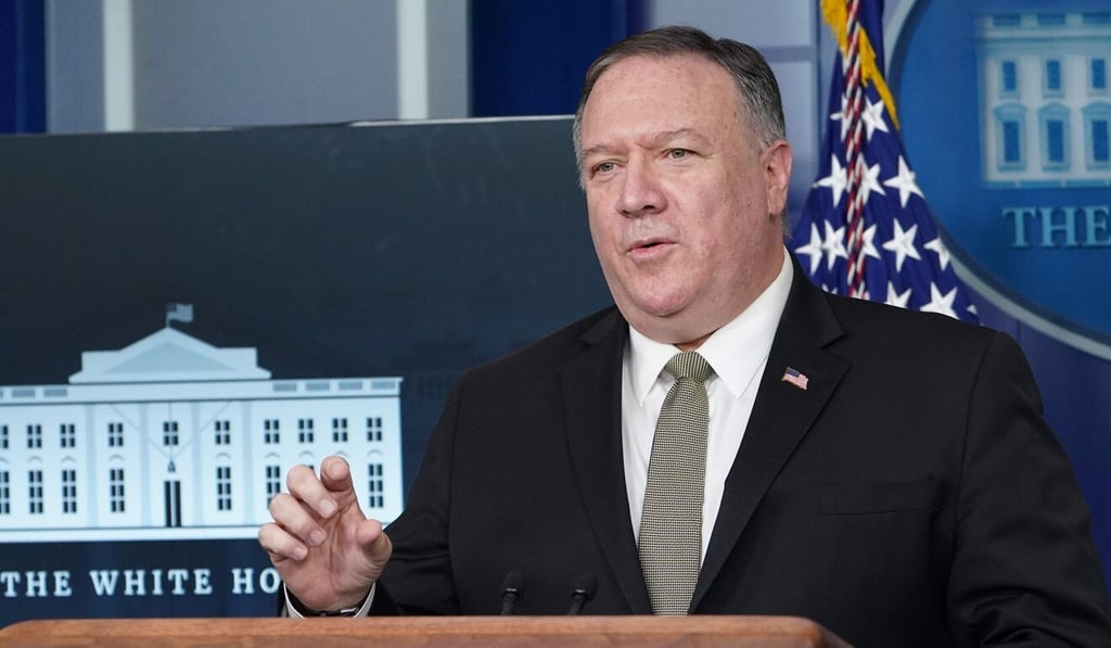 US Secretary of States Mike Pompeo said the country was in talk with ‘friends’ like India to restructure global supply chains. Photo: AFP US Secretary of States Mike Pompeo said the country was in talk with ‘friends’ like India to restructure global supply chains. Photo: AFP