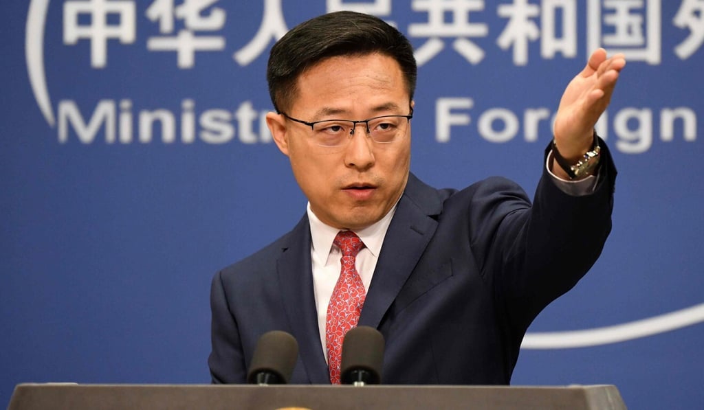 Chinese foreign ministry spokesman Zhao Lijian urged some in the US to stop trying to shift blame. Photo: AFP