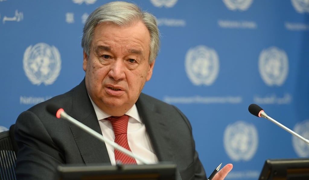 UN Secretary General Antonio Guterres called for urgent action. Photo: AFP