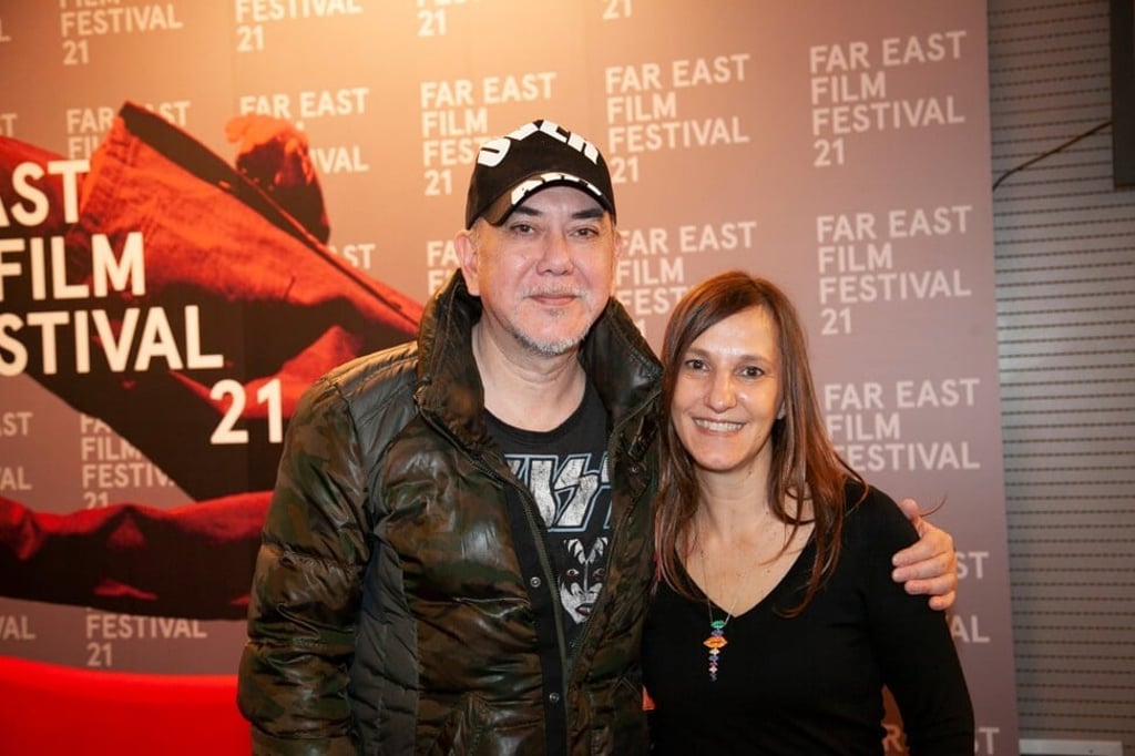 Sabrina Baracetti (right) and Hong Kong actor Anthony Wong Chau-sang at the 2019 edition of the film festival. Photo: Paolo Jacob Sabrina Baracetti (right) and Hong Kong actor Anthony Wong Chau-sang at the 2019 edition of the film festival. Photo: Paolo Jacob