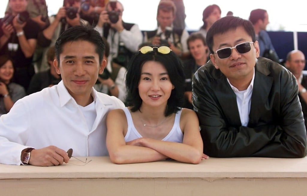 Tony Leung, Maggie Cheung and director Wong Kar-wai at the premiere of In The Mood for Love at Cannes in May 2000. Photo: AFP/Jack Guez