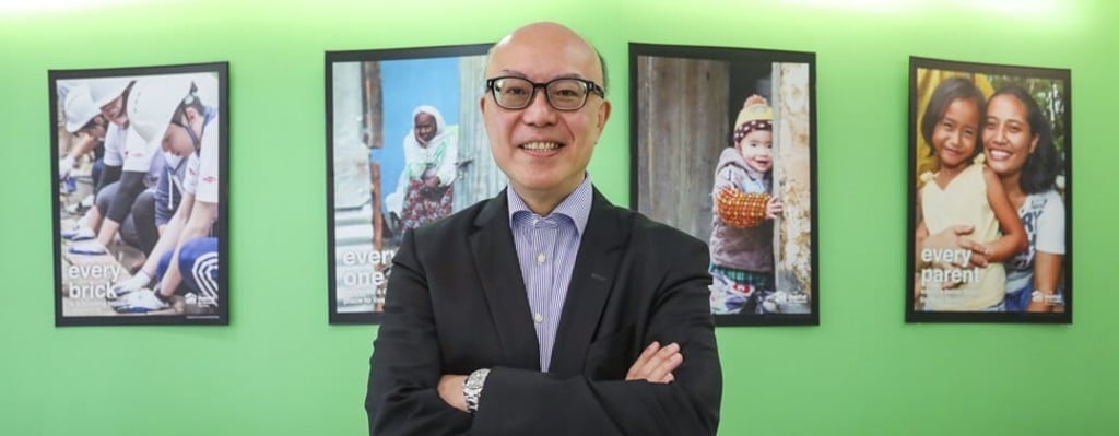 Interview with Chinachem Chief Executive Officer, Donald Choi Wun-hing on Hong Kong's housing crisis, affordable housing. Pictured at Habitat for Humanity Hong Kong at the Congregation House in Causeway Bay. 27SEP18 SCMP / Jonathan Wong