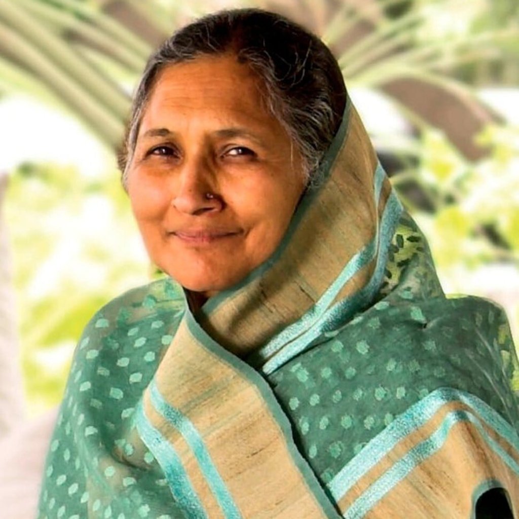 Savitri Jindal is the chairman of Jindal Steel & Power Limited. Photo: @JSPLCorporate/Twitter