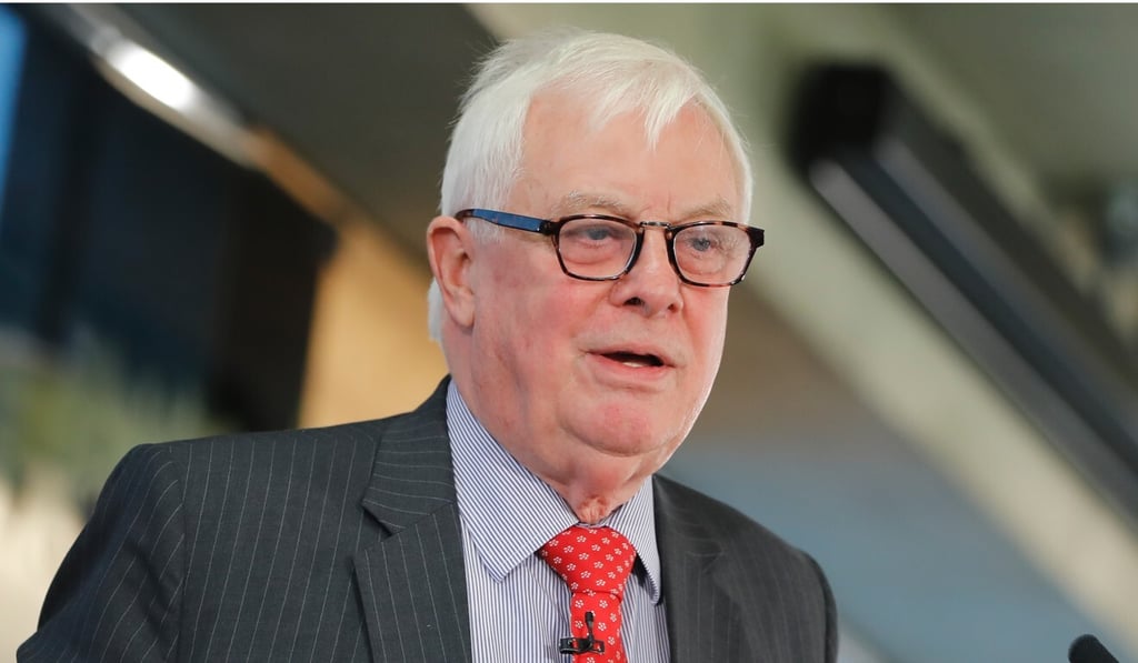 Chris Patten, the last British governor of Hong Kong, earlier hit out at a fact-finding report by the Independent Police Complaints Council on the force’s handling of anti-government protests. Photo: AFP Chris Patten, the last British governor of Hong Kong, earlier hit out at a fact-finding report by the Independent Police Complaints Council on the force’s handling of anti-government protests. Photo: AFP