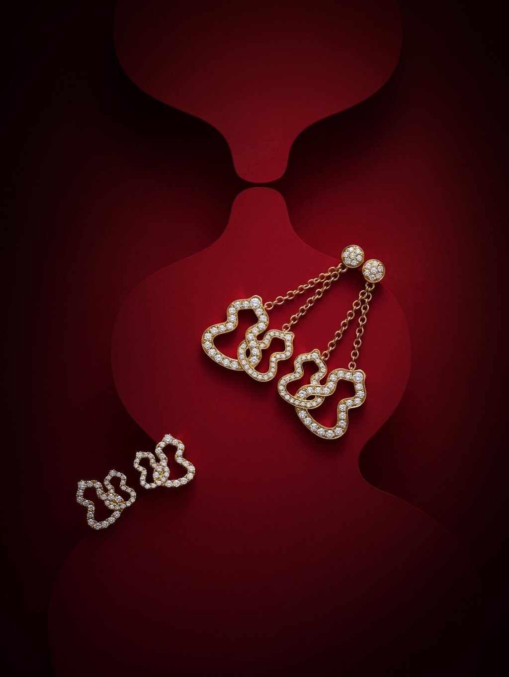 Qeelin's Double Wulu collection encapsulates the brand’s philosophy of balance and harmony. Photo: Qeelin