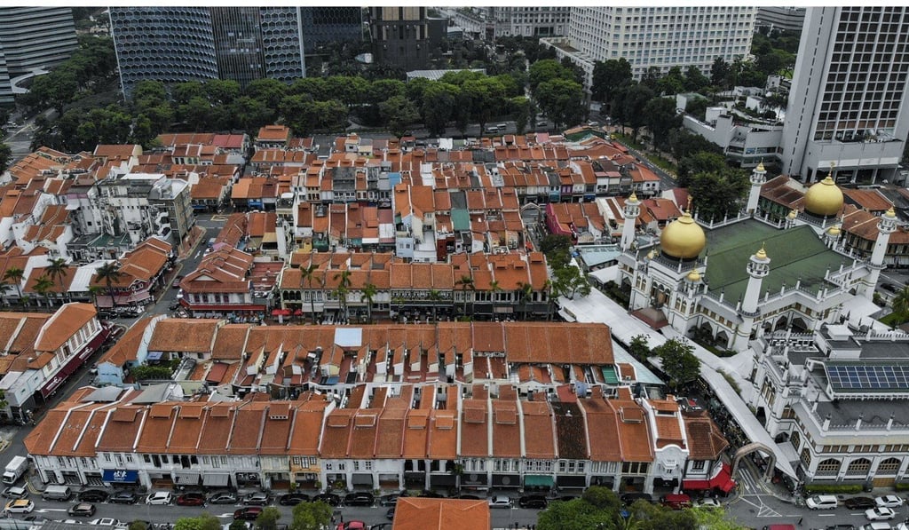 Singapore’s Arab Street with the Masjid Sultan Mosque. Photo: SCMP/Roy Issa