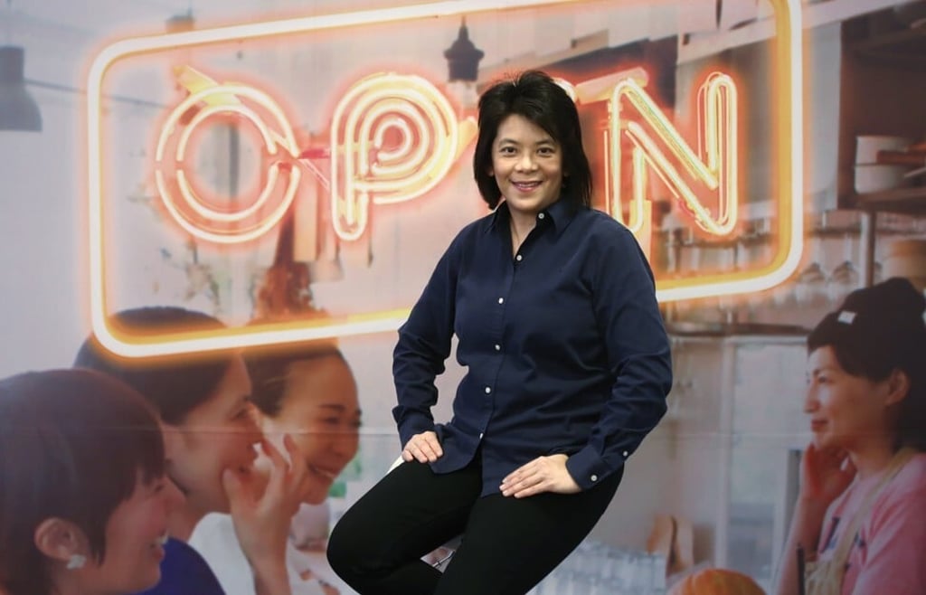 Kerry Wong Chu Po-yin, managing director and head of HSBC’s PayMe unit, seen during an interview with SCMP on May 21. Photo: Jonathan Wong