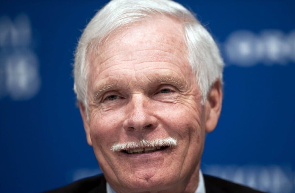 CNN founder Ted Turner was expelled from Brown University for poor conduct with a female student in his dorm. Photo: AFP