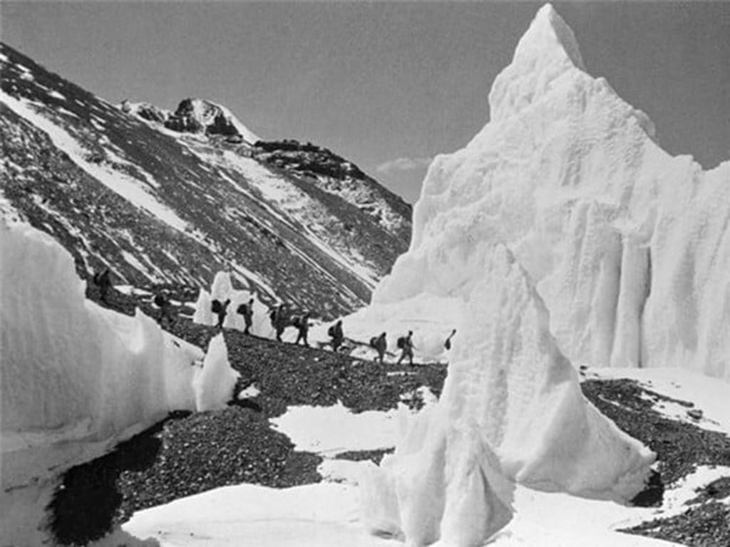 It is 60 years since the first Chinese team reached the summit of Everest. It is 60 years since the first Chinese team reached the summit of Everest.