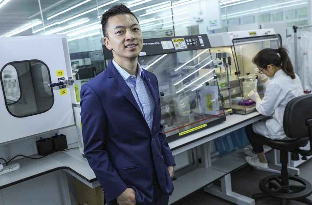 Danny Yeung in Prenetics’ laboratory. Photo: Nora Tam