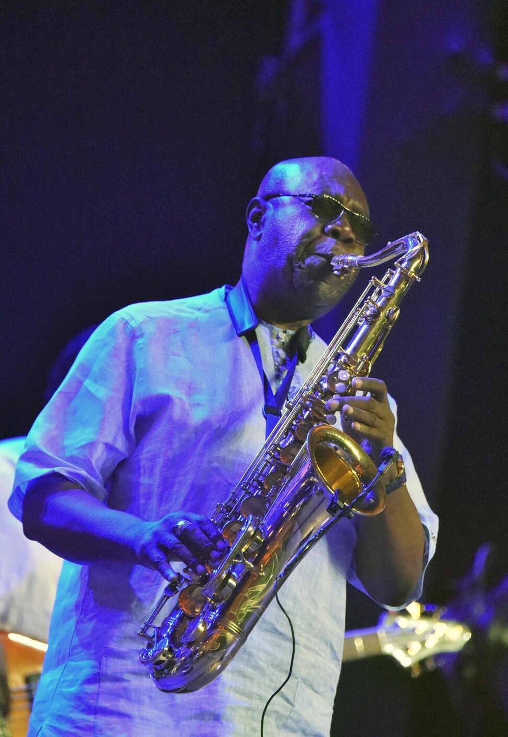 Manu Dibango, saxophonist and Franco-Cameroonian singer. Photo: AFP