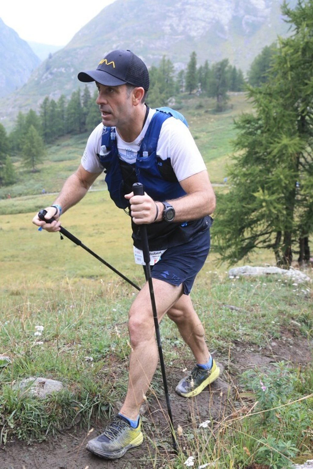 Rob Naylor moves faster uphill than on flats.