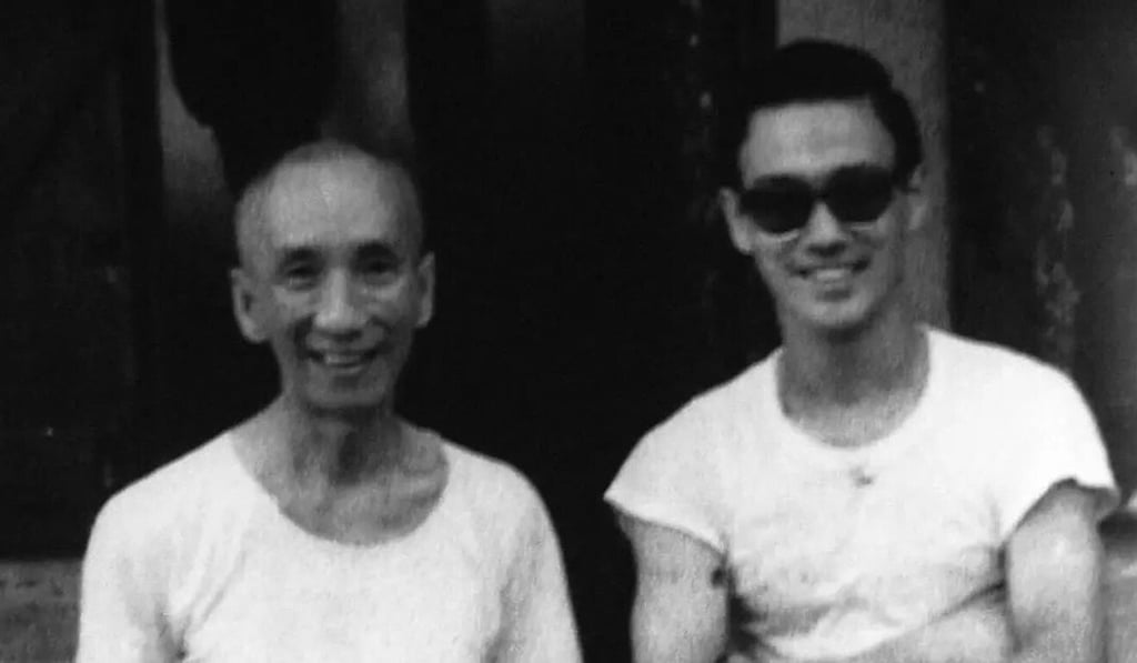 Superstar Bruce Lee (right) was a disciple of wing chun kung fu master Ip Man (left). Superstar Bruce Lee (right) was a disciple of wing chun kung fu master Ip Man (left).