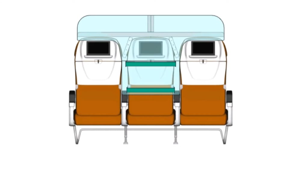 Florian Barjot's PlanBay seat design. Photo: YouTube