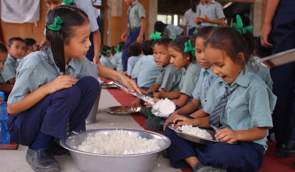 350 disadvantaged children attend Kopila Valley School.