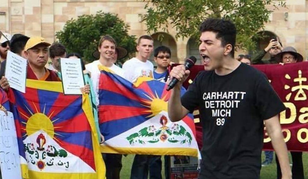 Drew Pavlou called his suspension a ‘travesty of justice’. Photo: Handout