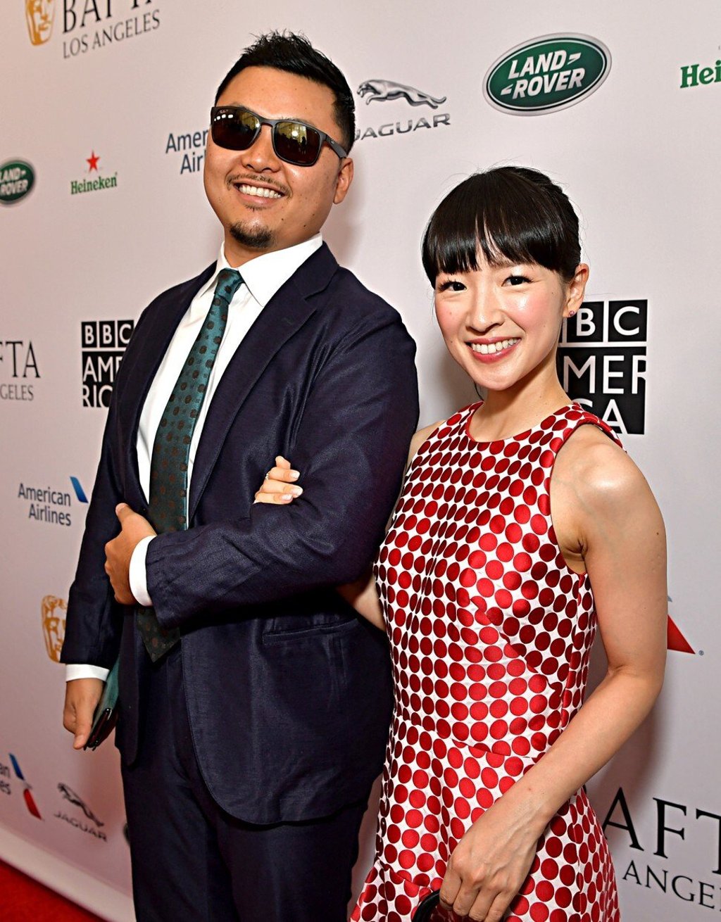 Marie Kondo and Takumi Kawahara. Photo: Getty Images