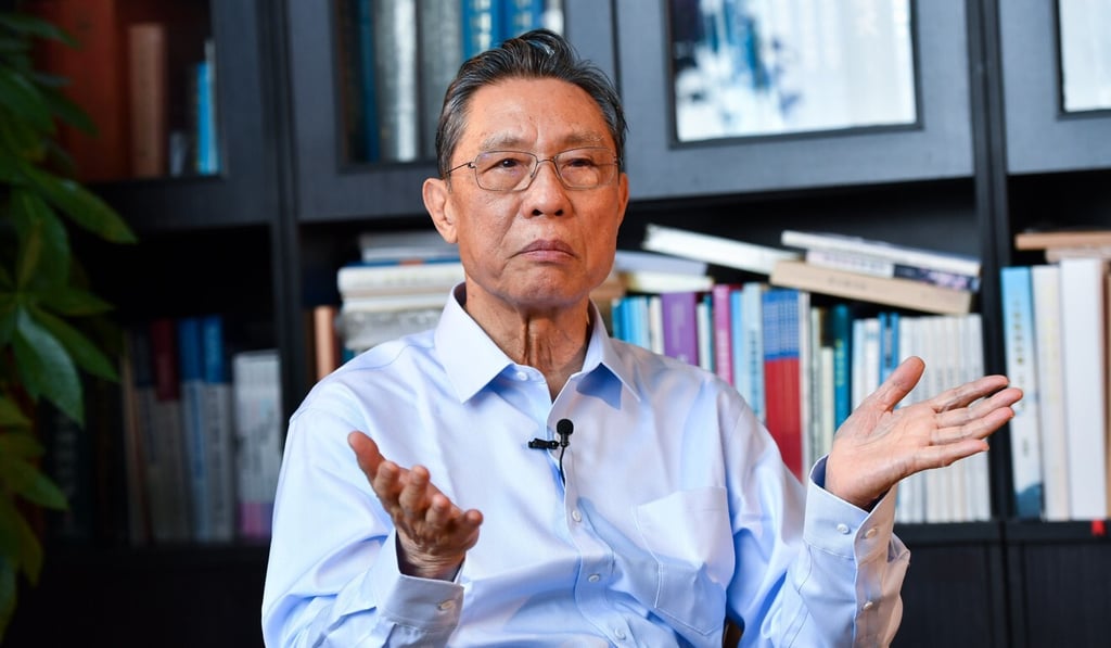 Chinese scientist Zhong Nanshan said epidemiologists found only traces of the virus that causes Covid-19 in samples from the Wuhan seafood market. Photo: Xinhua