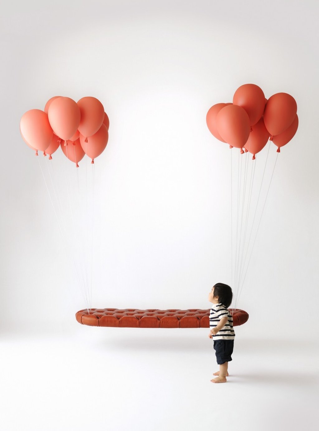 Balloon Bench by Japanese designer Satoshi Itasaka, who is featured in the book. Balloon Bench by Japanese designer Satoshi Itasaka, who is featured in the book.